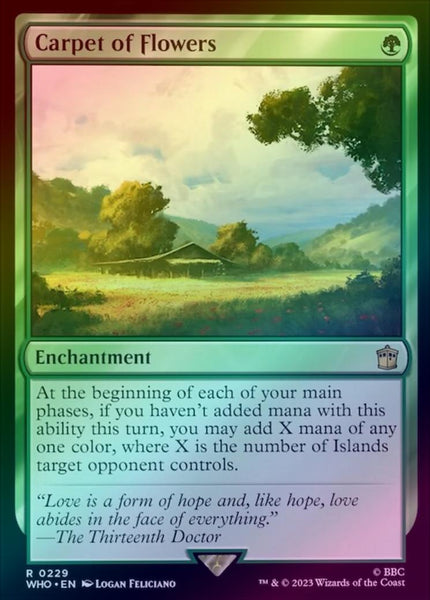 MTG 4枚 花の絨毯/Carpet of Flowers [USG] 英語 【公式通販】