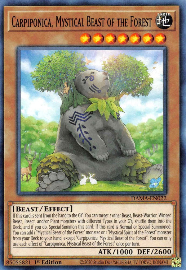 Carpiponica, Mystical Beast of the Forest - DAMA-EN022 - Common - 1st Edition available at 401 Games Canada