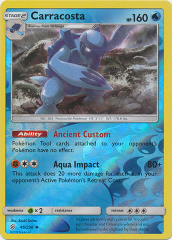 Carracosta - 45/236 - Uncommon - Reverse Holo available at 401 Games Canada