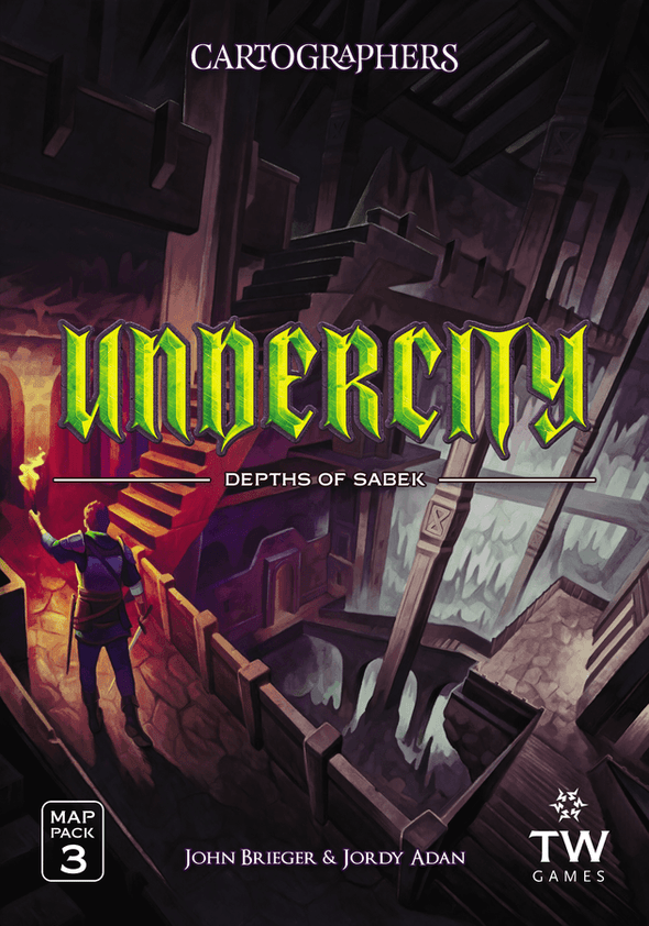 Cartographers Heroes Map Pack 3: Undercity - Depths of Sabek available at 401 Games Canada