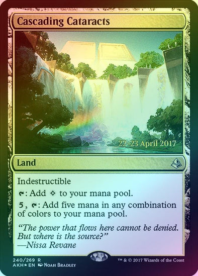401 Games Canada - Cascading Cataracts - Prerelease Promo (Foil) (PAKH) 401 Games Canada - Cascading Cataracts - Prerelease Promo (Foil) (PAKH)