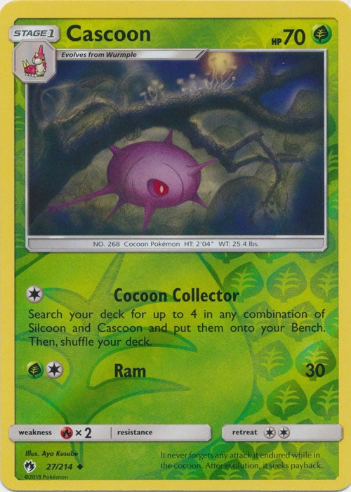 Cascoon - 27/214 - Uncommon - Reverse Holo available at 401 Games Canada