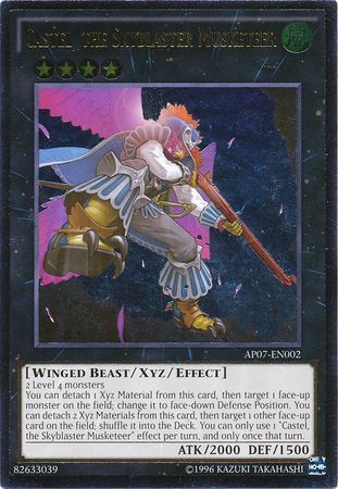 Castel, the Skyblaster Musketeer - AP07-EN002 - Ultimate Rare available at 401 Games Canada