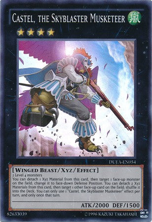 Castel, the Skyblaster Musketeer - DUEA-EN054 - Super Rare - Unlimited available at 401 Games Canada