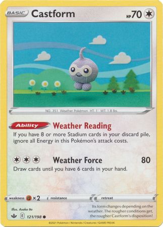 Castform - 121/198 - Common available at 401 Games Canada