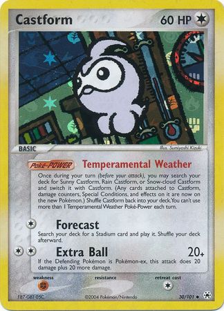 Castform - 30/101 - Uncommon - Reverse Holo available at 401 Games Canada