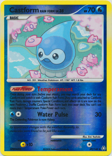 Castform Rain Form - 49/146 - Uncommon - Reverse Holo available at 401 Games Canada