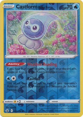Castform Rainy Form - 033/198 - Common - Reverse Holo available at 401 Games Canada