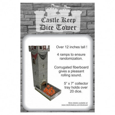 Castle Keep Dice Tower available at 401 Games Canada