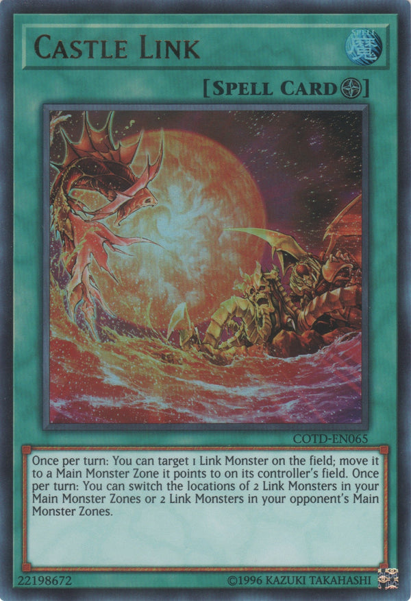 Castle Link - COTD-EN065 - Ultra Rare - Unlimited available at 401 Games Canada