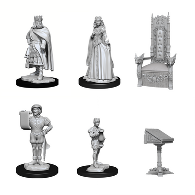 Castle: Royal Court - Wizkids Deep Cuts Unpainted Minis available at 401 Games Canada