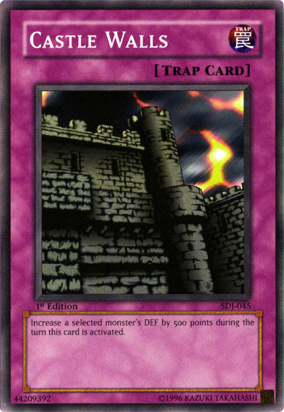 Castle Walls - SDJ-045 - Common - 1st Edition available at 401 Games Canada
