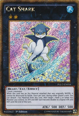 Cat Shark - PGL2-EN016 - Gold Secret Rare - 1st Edition available at 401 Games Canada