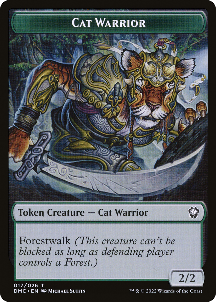 401 Games Canada - Cat Warrior Token (TDMU)