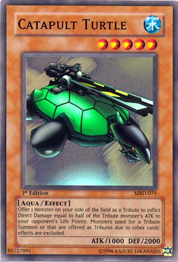 Catapult Turtle - MRD-075 - Super Rare - 1st Edition available at 401 Games Canada