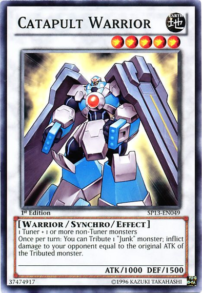 Catapult Warrior - SP13-EN049 - Starfoil Rare - 1st Edition available at 401 Games Canada