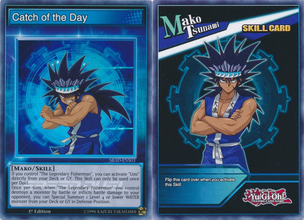 Catch of the Day - SBAD-ENS03 - Super Rare - 1st Edition (Skill Card) available at 401 Games Canada
