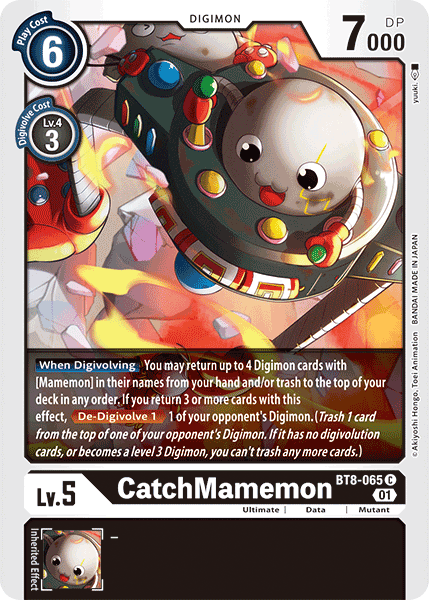 CatchMamemon - BT8-065 - Common available at 401 Games Canada