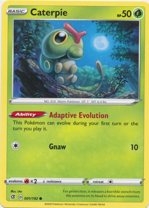 Caterpie - 001/192 - Common available at 401 Games Canada