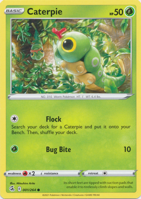 Caterpie - 001/264 - Common available at 401 Games Canada