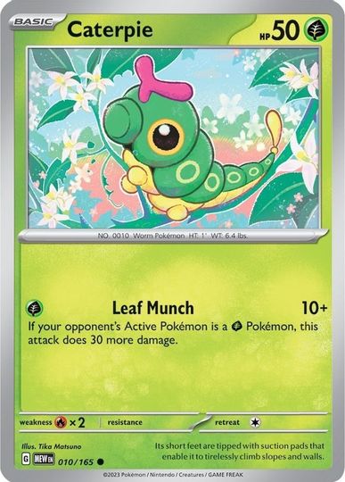 Caterpie - 010/165 - Common available at 401 Games Canada