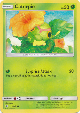 Caterpie - 1/147 - Common available at 401 Games Canada