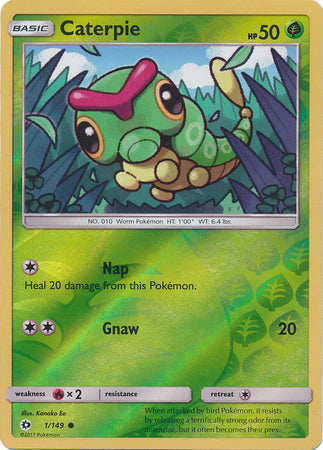 Caterpie - 1/149 - Common - Reverse Holo available at 401 Games Canada