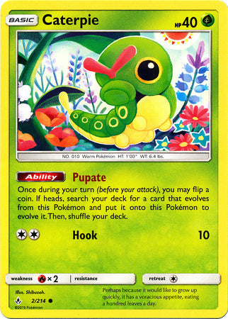 Caterpie - 2/214 - Common available at 401 Games Canada