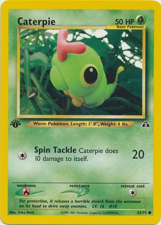 Caterpie - 53/75 - Common - 1st Edition available at 401 Games Canada