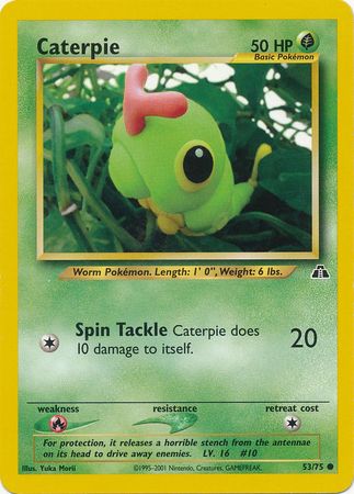 Caterpie - 53/75 - Common - Unlimited available at 401 Games Canada