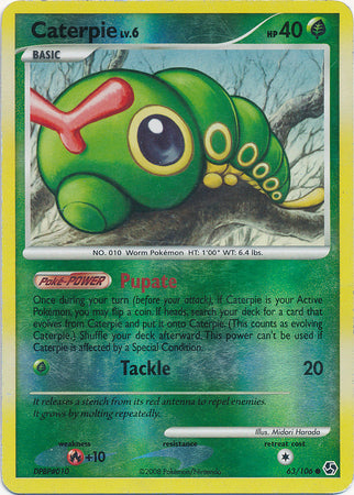 Caterpie - 63/106 - Common - Reverse Holo available at 401 Games Canada