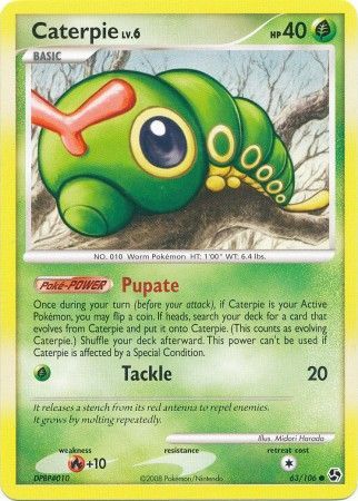 Caterpie - 63/106 - Common available at 401 Games Canada