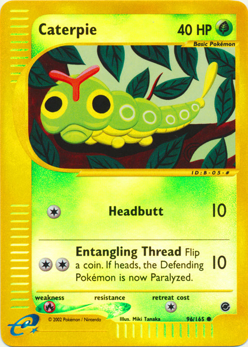 Caterpie - 96/165 - Common - Reverse Holo available at 401 Games Canada