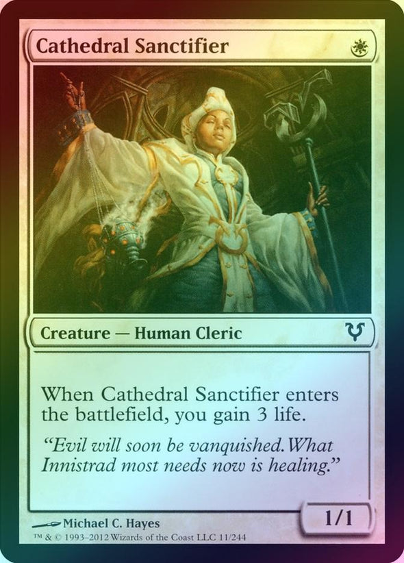 Cathedral Sanctifier (Foil) (AVR) available at 401 Games Canada
