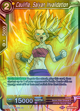 Caulifla, Saiyan Invalidation - DB2-100 - Uncommon (FOIL) available at 401 Games Canada