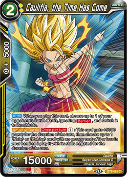 Caulifla, the Time Has Come - BT9-062 - Common available at 401 Games Canada