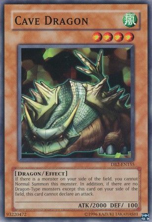 Cave Dragon - DB2-EN155 - Common available at 401 Games Canada