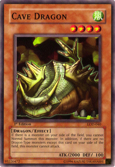 Cave Dragon - LOD-040 - Common - 1st Edition available at 401 Games Canada