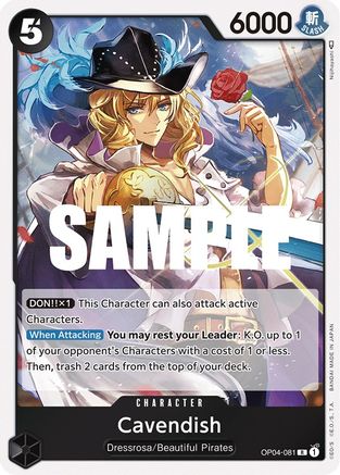 Cavendish - OP04-081 - Rare available at 401 Games Canada