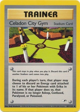 Celadon City Gym - 107/132 - Uncommon - Unlimited available at 401 Games Canada