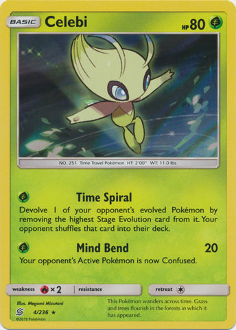 Celebi - 4/236 - Holo Rare available at 401 Games Canada