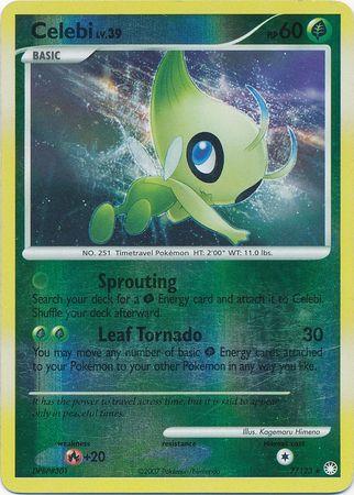 Celebi - 7/123 - Holo Rare - Reverse Holo available at 401 Games Canada