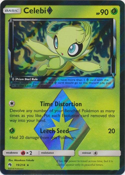 Celebi Prism Star - 19/214 - Holo Rare available at 401 Games Canada