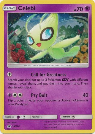 Celebi - SM224 - Holo Promo available at 401 Games Canada