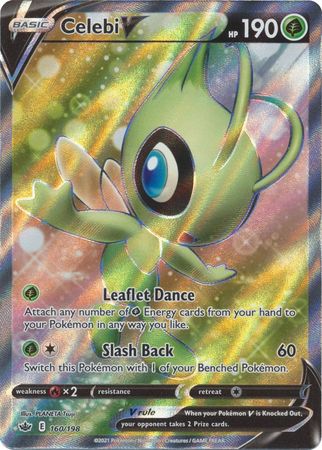 Celebi V - 160/198 - Full Art Ultra Rare available at 401 Games Canada