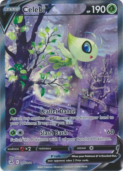 Celebi V - 245/264 - Alternate Art Ultra Rare available at 401 Games Canada