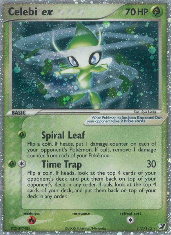 Celebi ex - 117/115 - Ultra Rare available at 401 Games Canada