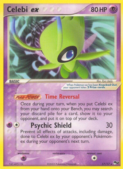 Celebi ex - 17/17 - Ultra Rare (Non-Foil) available at 401 Games Canada