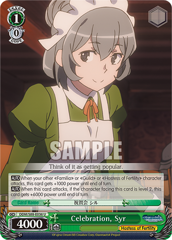 Celebration, Syr (Uncommon) available at 401 Games Canada