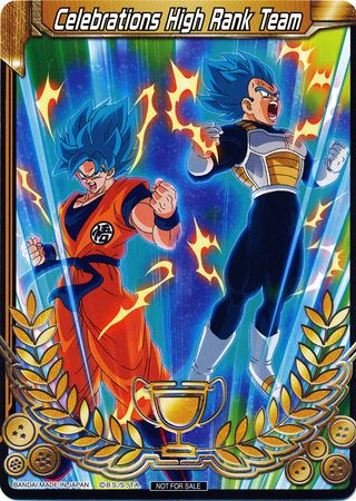 Celebrations High Rank Team - SSB Goku and Vegeta - Merit Token (Celebrations 2019) (Top 50) available at 401 Games Canada